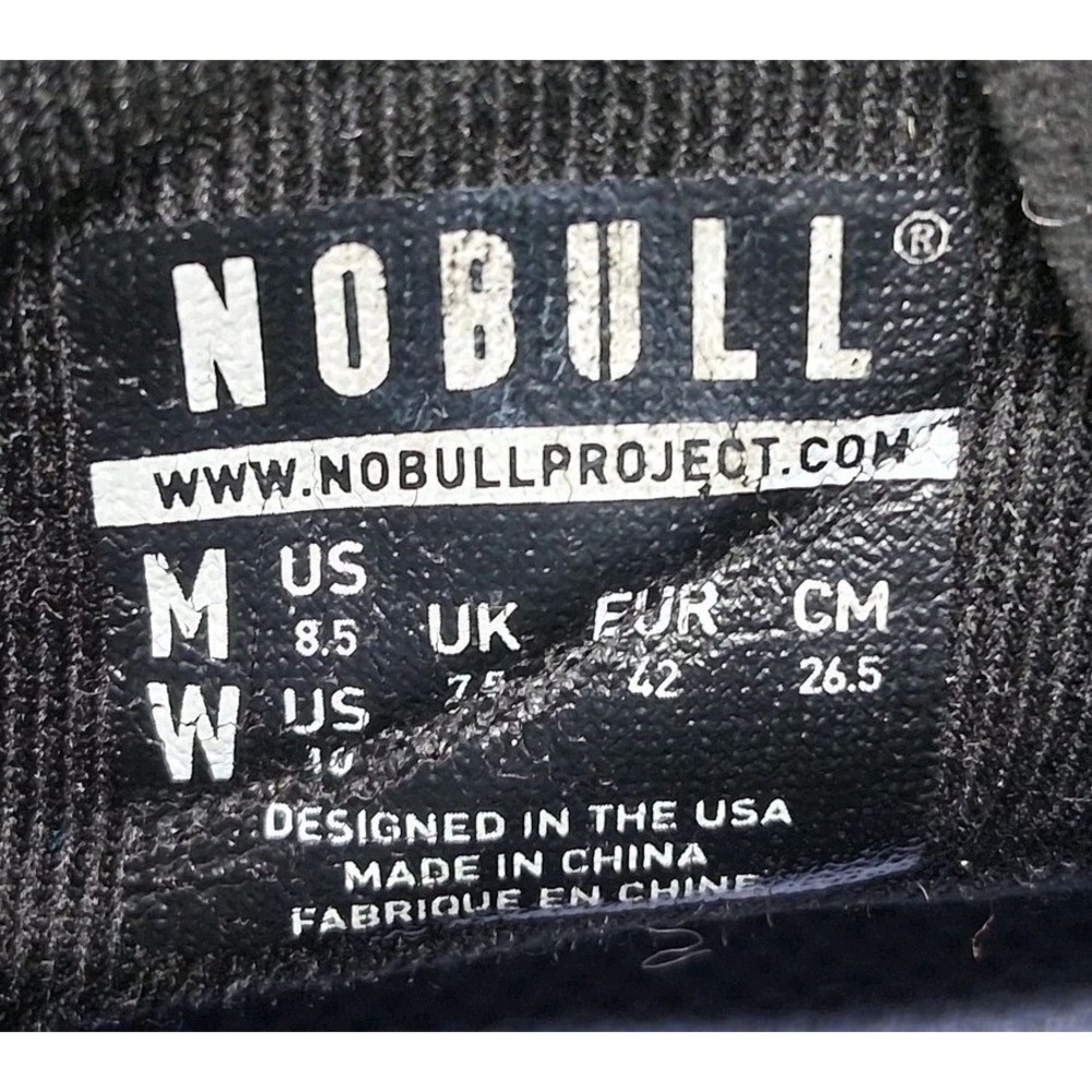 NOBULL Zumba High-Top Trainer Shoes Mens 8.5 Wmns 10 Black Athletic Gym Sneakers - Picture 8 of 10